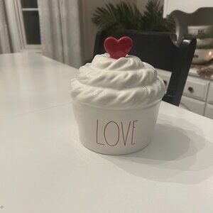 Rae Dunn Love Cupcake